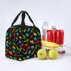 Fun Pattern Rex Dinosaur Bag a aislamiento Gran Bolsa Termal Reutilizable Tota Lunch Baj Beach Picnic Handbags