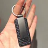 New DesignCarbon Fiber Leather Auto Chain Chain Car Keychains Case de porte-coque FOB HOLDER CORDES POUR BMW M FOB KEY