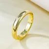 2024 Drop Ship Simple Wedding Band Rings Fine Jewelry Real 100% 925 Sterling Silver Smooth Party Women Men Engagement OL Ring For Lover Gift