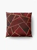 Pillow Red Gold Geo Floor Coupa Cover Luxury Living Room Dorative S Rectangular