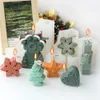 Heart Snowflake Santa Claus Silicone Candle Mold DIY Christmas Tree Door Soap Resin Mould Festival Party Chocolate Decor Gifts