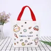 Storage Bags Women Canvas Tote Bag Youth Ladies Fashion Shoulder Student Mini Ins Wind Cotton Lunch For