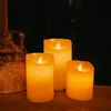 Luce a lume di candela ricaricabile LED senza fiammeflitte Flaming Candles Lampada Wimer Remote Controller Casa Bar Decorazione da tavolo da festa 240412