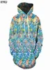 Sweats à capuche 3D Anime Sweats Men Sweats Sweet Sweat imprimé Princed Fish Sweat Hooded Casuald Casual.