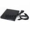 Enclosure Heretom 12,7 mm USB 2.0 SATA à SATA Boîtier de lecteur optique externe DVD / CDROM ENCIRATION EXTERNE POUR LA BURE