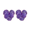 Bengelen oorbellen metalen vlinderbloemen geometrische stud voor vrouwen eenvoudige overdreven design sieradenfeestje accessoires