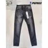 Lila jeans märke jeans designer jeans mens denim byxor mode byxor rak design retro streetwear casual sweatpants lila jeans 452