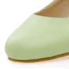 Casual Shoes 2024 Spring Flats Women Green Pink Flat Mary Janes Buckle Round Toe School Shoe Girl White Plus Size 31 32 33