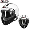 Motorfietshelmen Helmmotorcertificering ECE -certificering vier seizoenen flip -up accessoires Casco Moto verwijderbaar masker