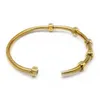 Bracelet en or bracelet love luxe bijoux rose sier sier noir classique en acier inoxydable designers concepteurs de bracelets Gift for women drop otf7d