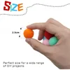 100 pezzi da 25 mm Pom pom artigiani che creano palline pom pom multicolore palline soffici palline colorate pompon per arte artigianale creativa Scuola fai -da -te