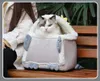 Cat Carriers Bag Teddy Short Chest Outer Strap Dog Warm Out Pet Shoulder Portable Backpack Fleece Winter