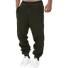 Pantalons masculins Hommes sportifs décontractés hip hop Skinny Feed Pocket Branche Boughtable Solid Fashion Man Y2k Vêtements de gymnase Pantalon Pantalones