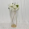6 PCS Flower Stand Road Lead Metal Wedding Table Centres d'événement Vases Vases Home Hotel Decoration