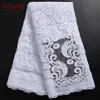 Kalume African Tulle Lace Fabric Embroidered High Quality Nigerian French Lace Fabric 2021 For Sew Cloth Party Wedding Diy F2340