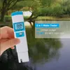 5 su 1 misuratore di test di qualità dell'acqua EC/TDS/SALT/S.G/TEMP METER per acqua con retroilluminazione LCD Visualizza kit di test dell'acqua ad alta precisione