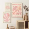 Matisse rose orange mur art photo