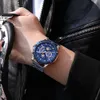 Новый мегал Мегирский модный механический спорт многофункциональные мужские часы 2216