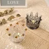 Candele 2 pezzi Crown Porta in vetro Tavolo Ornamento POCIMENTO BERG Crystal Nice Rush Relief Candlestick