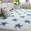 Carpets Super Soft Rapan Plux Area Duffy Tie-Dye Modern Star Design pour chambre chambre pour enfants
