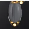 Wall Lamp Postmodern Copper Fashion Light Luxury Crystal Living Room Bedroom Bedside Background Corridor