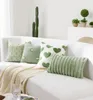 Pillow Fashion Design Avocado Heart Green Pillow / ALMOFADAS CAS SEAT MODERNE COUVERTURE BACK 30X50 45 50 Jet décoratif