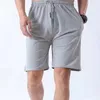 Heren shorts Comfort Men Heatpants Casual Loose Fitness Lichtgewicht Mesh Quick-droge sexy korte broek Solid Color Stretch