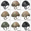 안전 새로운 빠른 헬멧 Airsoft MH Camouflage Tactical Helmets ABS 스포츠 야외 전술 헬멧