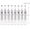 10 -stcs schroef tattoo naalden microblading cartridge naald voor charmant apparaat permanente make -up machine pen tattoo machine
