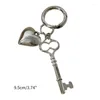Keychains Keys and Heart Keyring Y2K bijoux Keychain Handchain Handchain Pendre Pendants Cortes en alliage Gift pour les filles