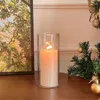 Kerzenhalter Glas für Wohnkultur moderne Hochzeitsmittelstücke stehen Candlestick Halter
