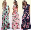 2019 Floral Stampa Boho Beach Dress Women Women Long Maxi Dress Summer Womens Dresses Shor Short Woman Domande Casual Vesti7084889