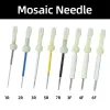 Supplies 20pcs50pcs100pcs Original Mosaic Needle 1r/2r/3r/5r/7r/3f/4f/6f Permanent Makeup Eyebrow Lip Tattoo Needles for Tattoo Hine