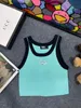 Camisole Women's Summer Athleisure Portez un nouveau style avec un t-shirt de t-shirt sans manches en coton en dessous