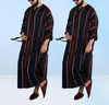 Etniska kläder 2022 Eid Ramadan klänning Muslimska modekläder man kaftan Löst casual Abaya män Modest Youth Robes Qamis Homme ISL5928293