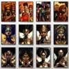 Femme africaine Art Affiche Canvas PEINTURE IMPREST