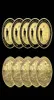 5PCS Craft Honoringing 11 września Ataki Brązowe Monety Wyzwanie Kolekcjonalne Oryginalne pamiątki Prezenty1340605
