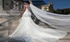 Elegant Bridal Veils With Cut Edge Cathedral Length3m5m 10m Super Long One Tier Tulle WhiteIvory selling Wedding Veils F117458761