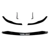 Glossy Black Car Front Bumper Lip Diffuser Spoiler Body for Mercedes-Benz C Class W205 C205 S205 C63 C63S AMG 2015-2022 COUPE