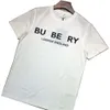 Men T-shirt Designer brand BU short sleeve T-shirt pullover pure cotton warm loose breathable fashion men and women