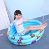 1Set Baby Säuglinge aufblasbare Schwimmbad Kinder runden Sicherheitsschwimmbad für Kleinkind Sommergebrauch 240403