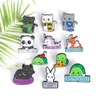 Cartoon Animal Émail Émail personnalisé Panda Cat tortue Fox Rabbit Brooches Sac Vêtements Badges Badges de zoo Funny ZOO ZDL04084148041