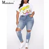 Women's Jeans 2024 Autumn Fashion High Waist Mom Female Ripped For Women Blue Denim Skinny Woman Pencil Pants