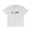 CL Home High Edition 2023 Classic Chest Letter Print Short Sleeve T-shirt eenvoudige veelzijdige korte mouw