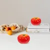 装飾花4 PCSフルーツ植物模造トマト人工野菜トマトショーケースディスプレイ小道具幼児