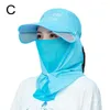 Berets damskie czapki baseballowe letnia zasłona twarz pokrywa ultrafioletowego wysuwana maska ​​na zewnątrz maska ​​twarzowa