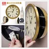 Wall Clock Safe Box Secret Stash Security Secret Key Hidden Safe Lock Money Compartment Cash Hide Case Storage Locker For Home 240401