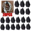 1/20PCS Mini Car Self-Adhesive Hook Holder For USB Charger Cable Data Cord Headphone Keychain Pendant Storage Hooks Organizers