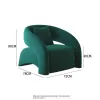 Casual Fabric Single Sofa Nordic Simple Living Room Furniture With Armrest And Backrest Lounge Chair Modern Leisure Sofa Chair