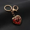 Zeldas Link Skyward Sword Heart Keetchain Red Big Heart Contenitori Crystal Crystal Keyring for Women Men Raccolta gioielli